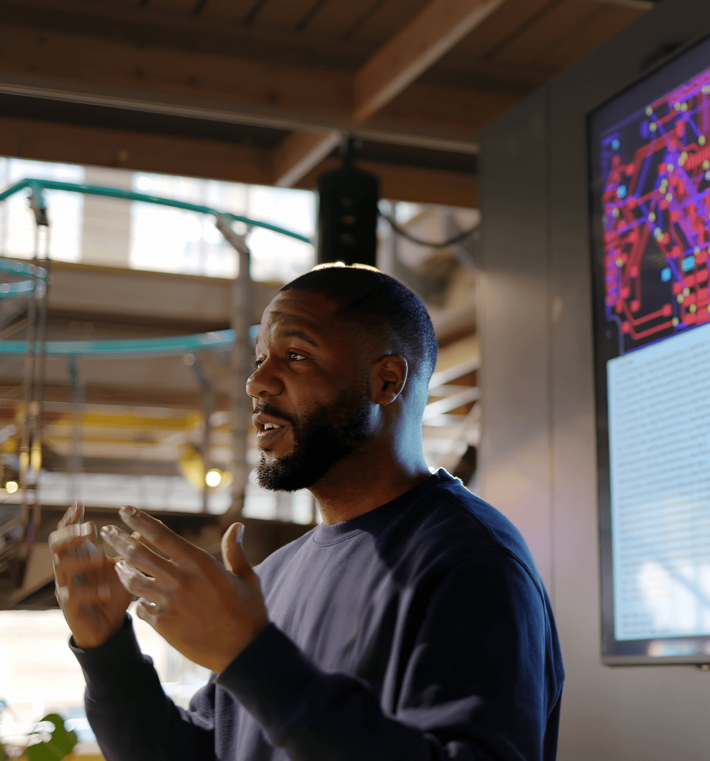 Instructor Presenting