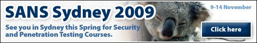 SANS Sydney 2009