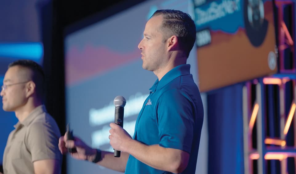 Frank Kim and Eric Johnson Close Up