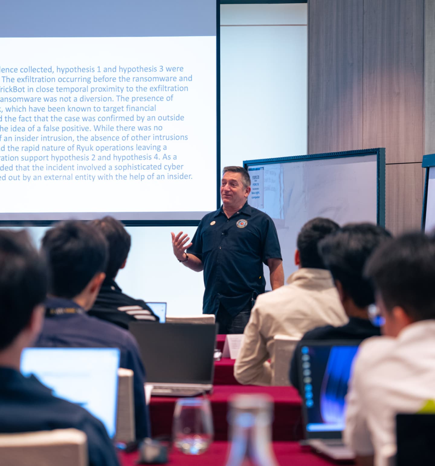 Kevin Ripa: Instructor Teaching in Classroom