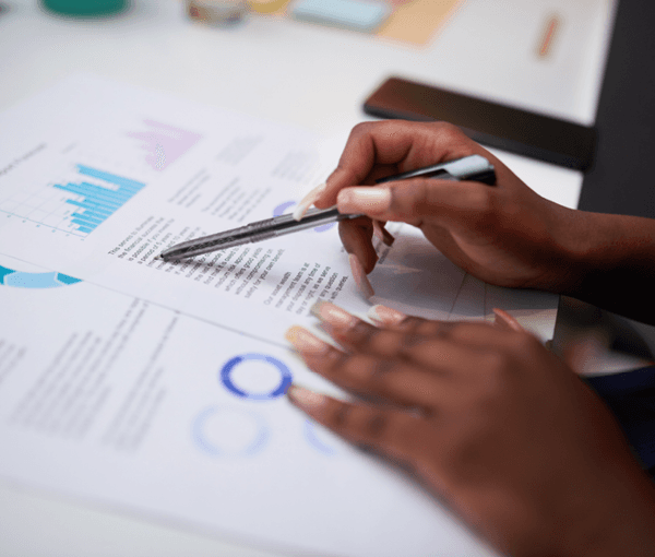 Person reading whitepaper