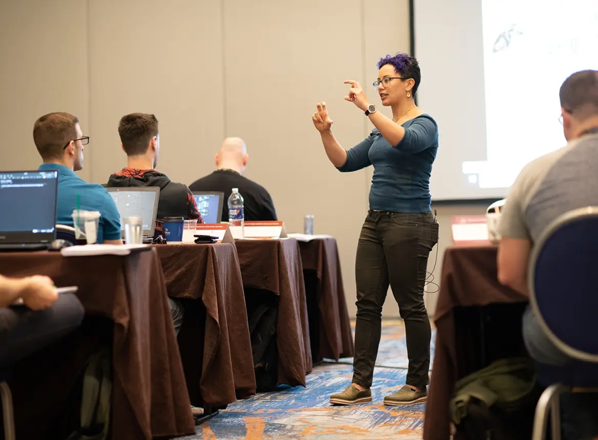 Instructor Teaching Classroom