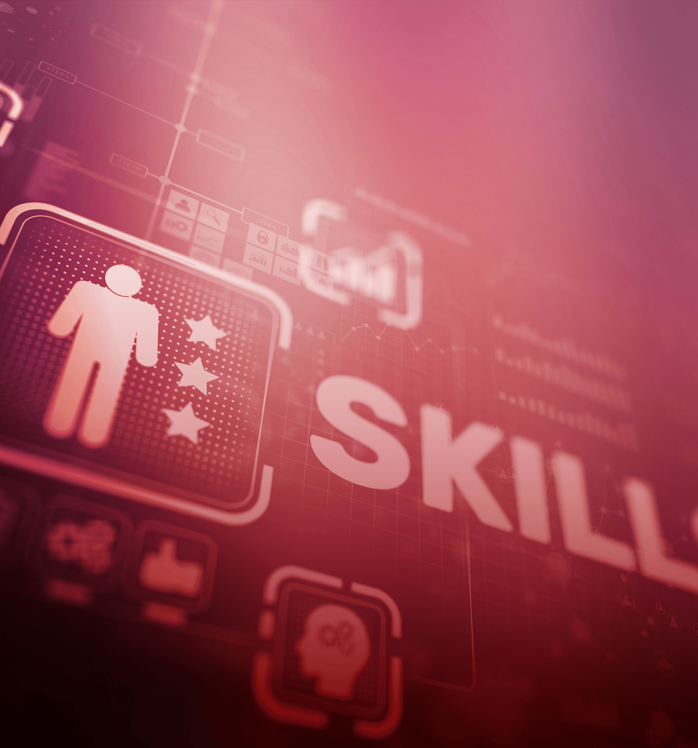 Red Skills with Logos and Data