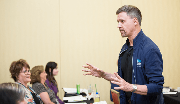 Lance Spitzner Lecturing in a Classroom